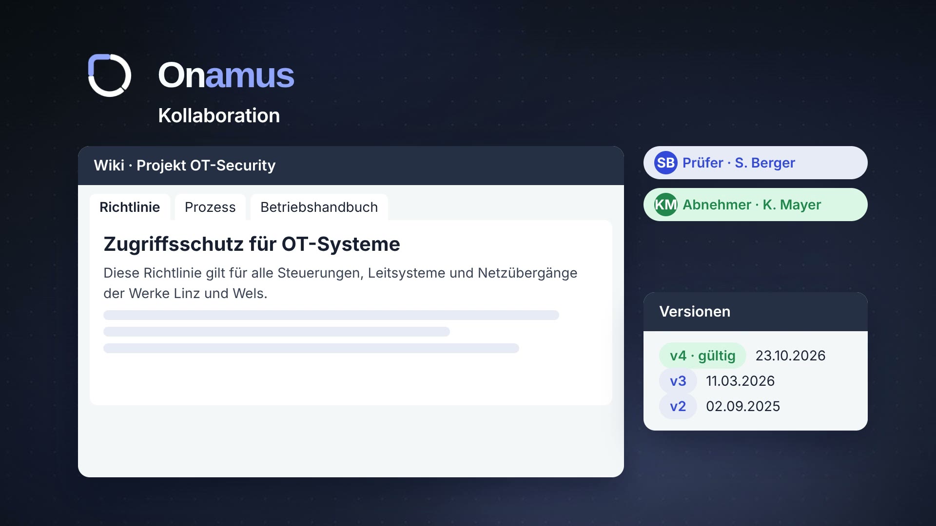 Onamus Kollaboration